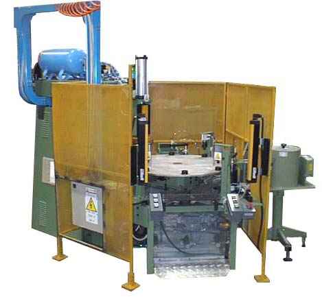 SPECIAL MACHINE  SEMI- AUTOMATIC FOR WELDING THE MEMBRANE OF THERMOSTAT